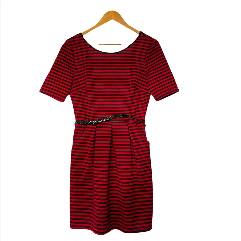 NWT Speechless short sleeved horizontal striped dress